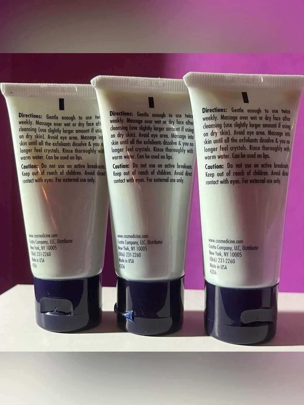 COSMEDICINE  Medi-morphosis  - Self-Adjusting Exfoliator 3/$18   1oz each